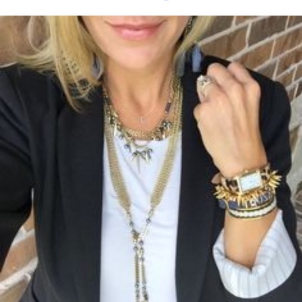 :: Stella & Dot Laurel 2-in-1 Lariat Necklace - Picture 5 of 7